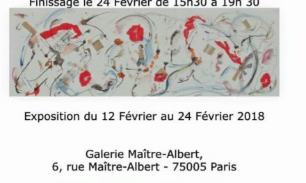 Exposition d’Eloïse da SOUSA 🗓