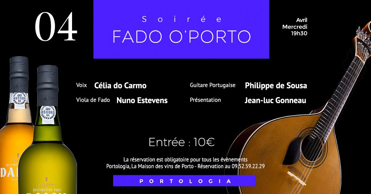 Soirée Fado O’Porto – Celia Do Carmo 🗓 🗺