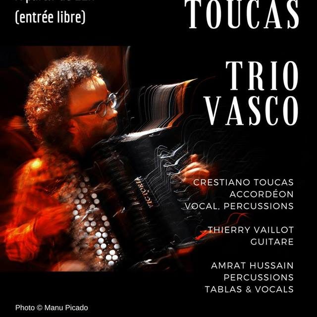 9 MAI Crestiano Toucas Trio Vasco au Jazz Café Montparnasse 🗓 🗺