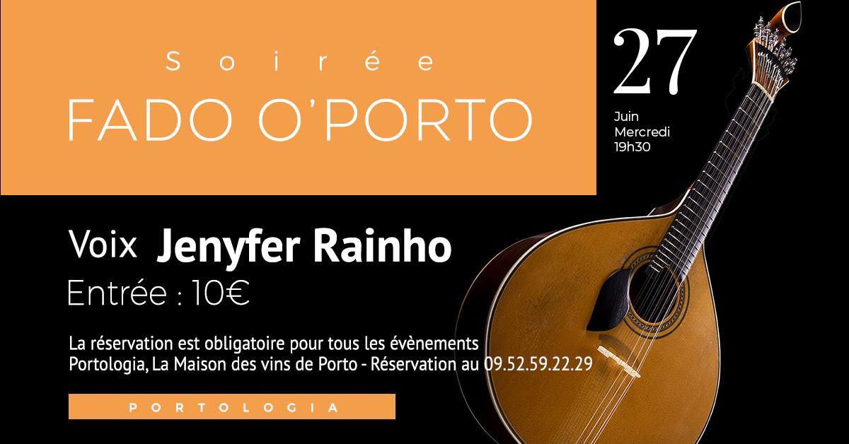 Soirée Fado O’Porto – Jenyfer Rainho 🗓 🗺