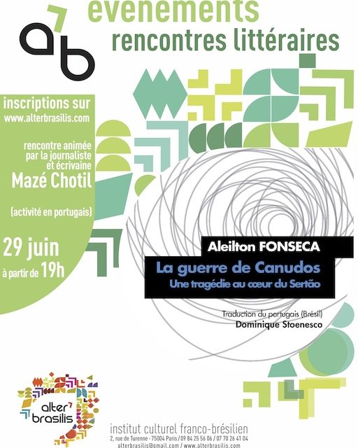 Rencontre littéraire avec Aleilton Fonseca : La guerre de Canudos 🗓 🗺