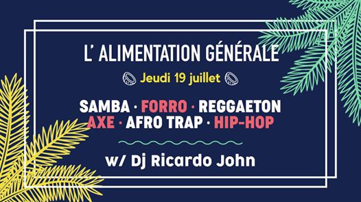 DJ Ricardo John : Forro, Samba, Axé, Reggaeton , ..