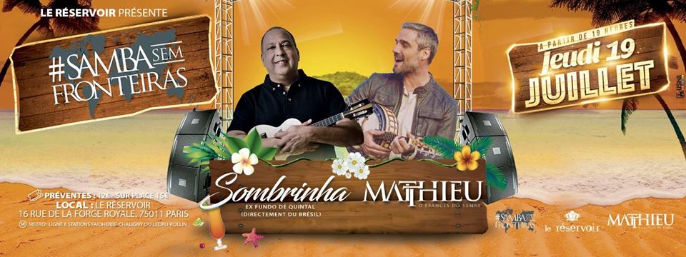Samba sem Fronteiras – Sombrinha(BR) + Matthieu 🗓 🗺